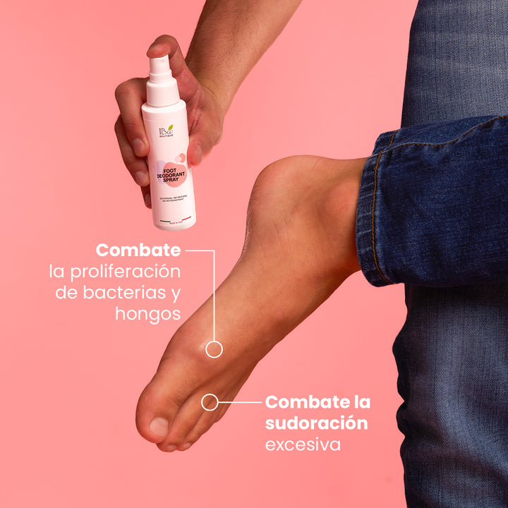 Desodorante Spray para Pies - Antiolor, Refrescante, Antisudor | Eco Bio Boutique