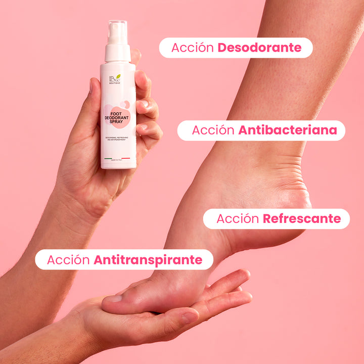 Desodorante Spray para Pies - Antiolor, Refrescante, Antisudor | Eco Bio Boutique