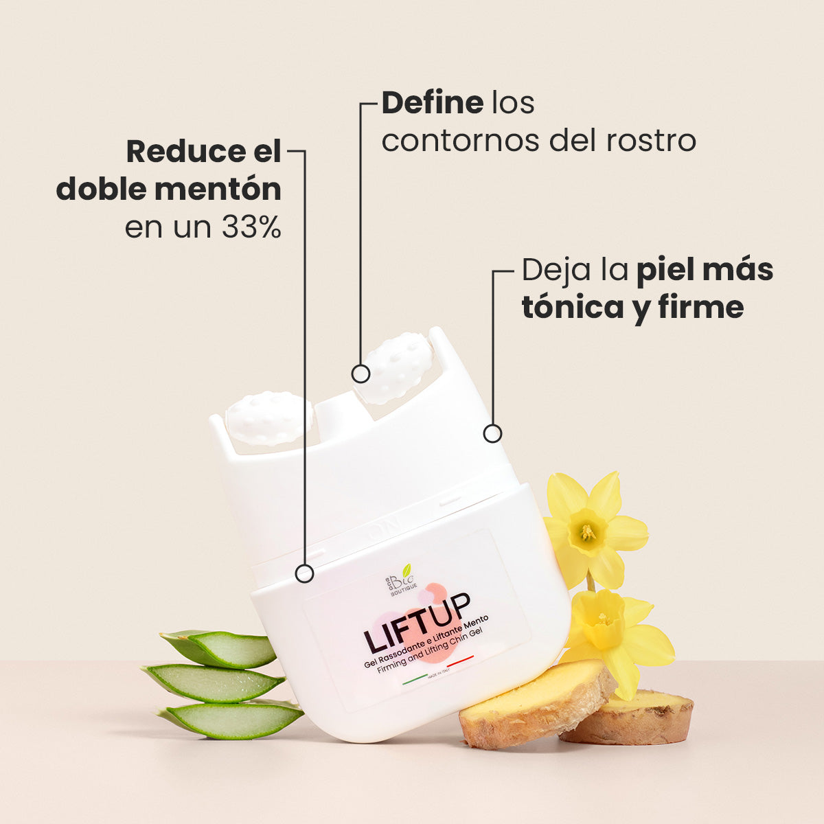 LiftUp - Gel Reafirmante y Remodelante para el Mentón | Eco Bio Boutique
