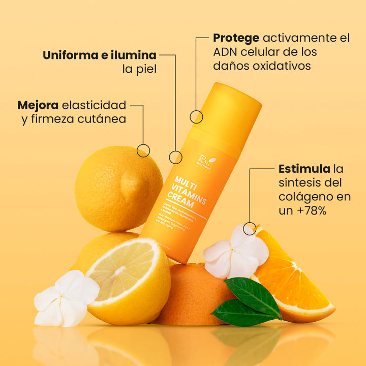 Multi Vitamin Cream - Antioxidante, Iluminadora, Antiedad | Eco Bio Boutique