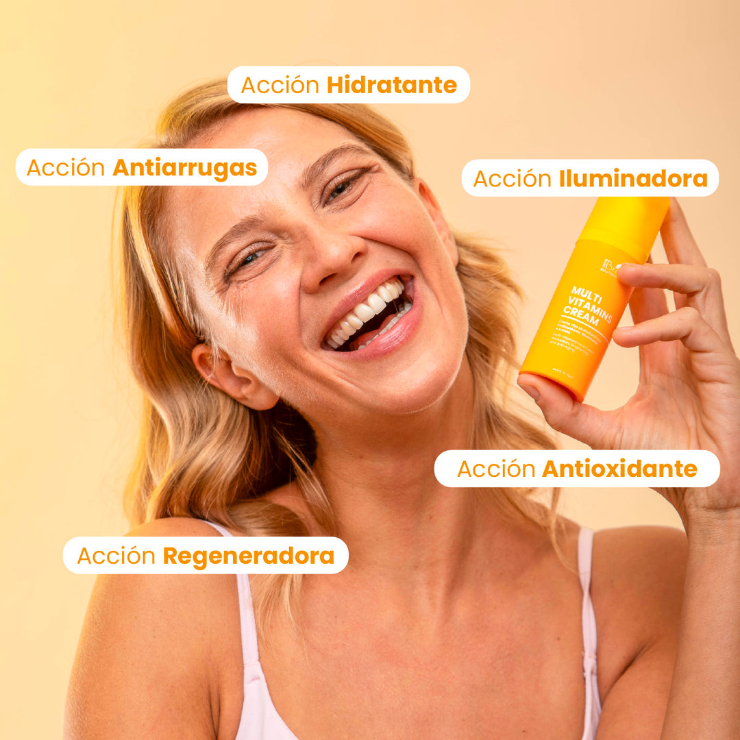 Multi Vitamin Cream - Antioxidante, Iluminadora, Antiedad | Eco Bio Boutique