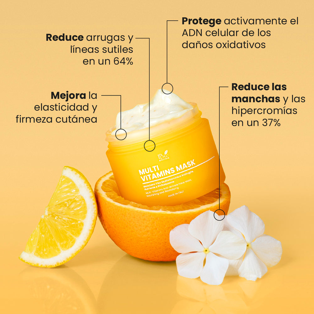 Multi Vitamin Mask - Antiarrugas, Nutritiva, Revitalizante | Eco Bio Boutique