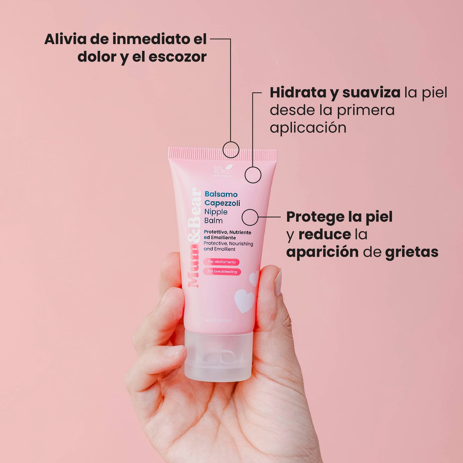 Bálsamo Pezones Mamá - Protector, Nutritivo, Emoliente | Eco Bio Boutique