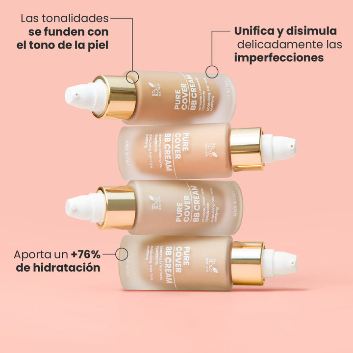 Pure Cover - BB Cream colorida y matificante | Eco Bio Boutique