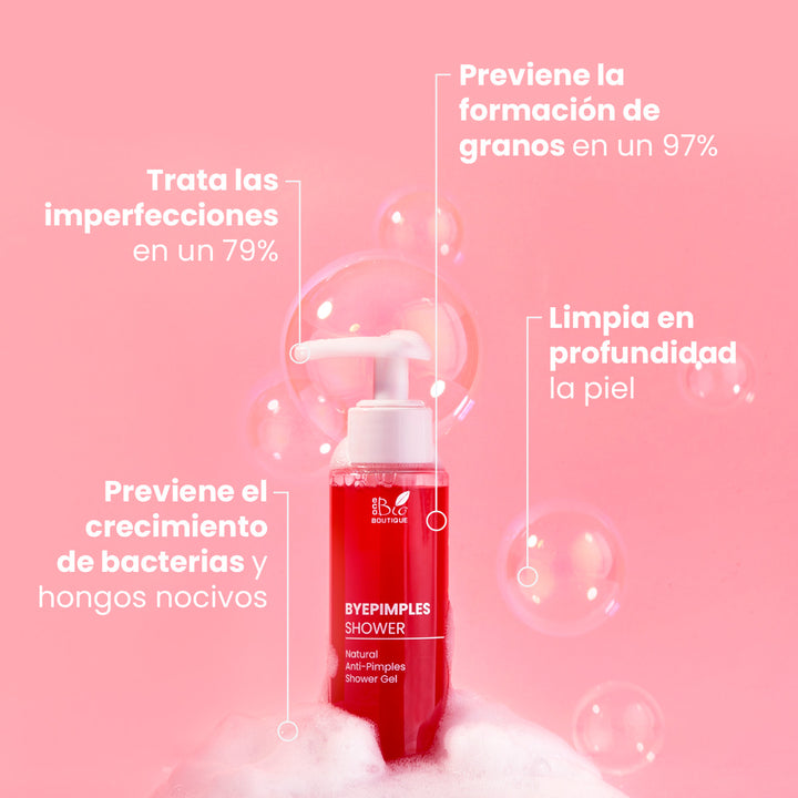 ByePimples Shower - Gel de Ducha Antiacné Natural | Eco Bio Boutique