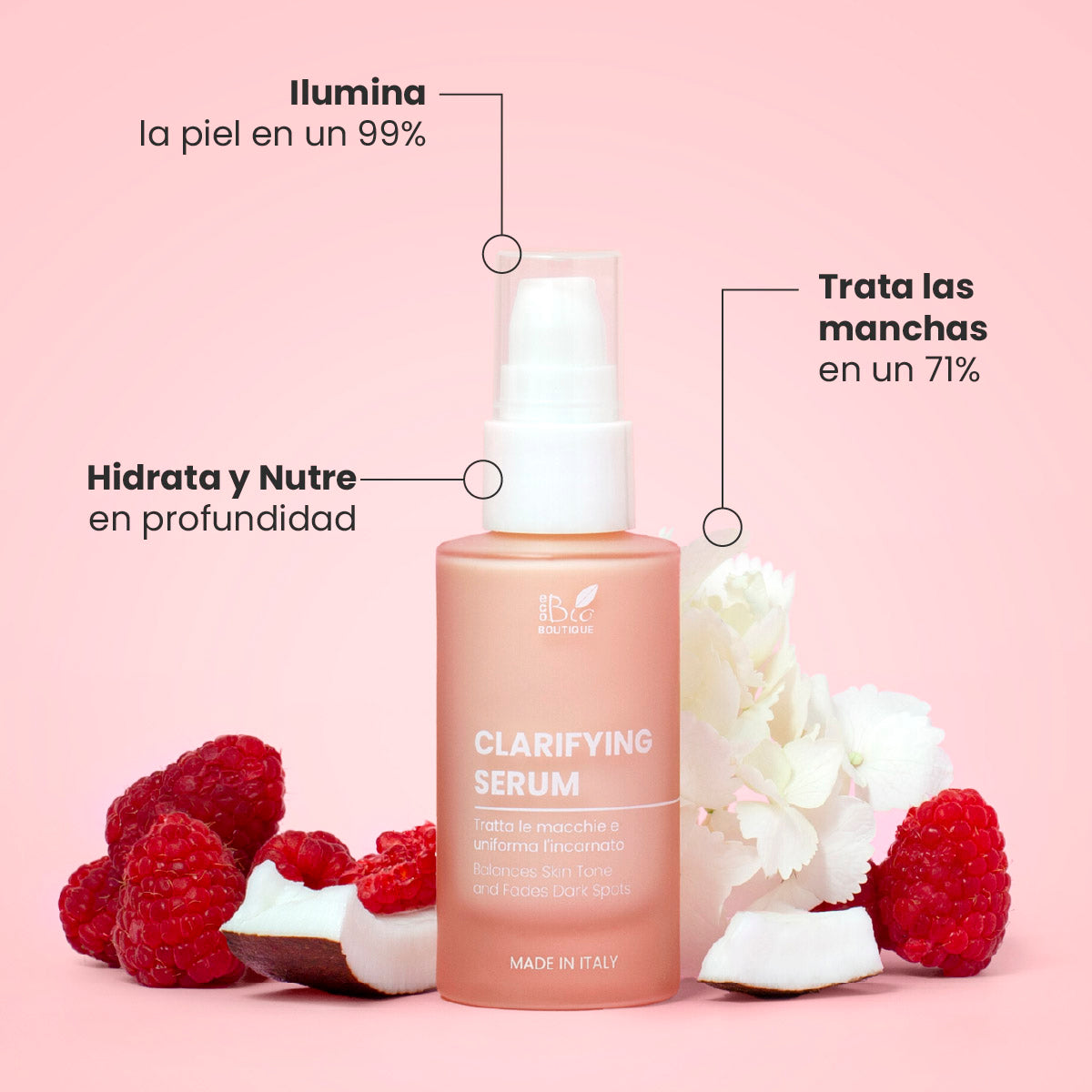 Clarifiyng Serum - Sérum Facial Unificador, Hidratante, Exfoliante | Eco Bio Boutique