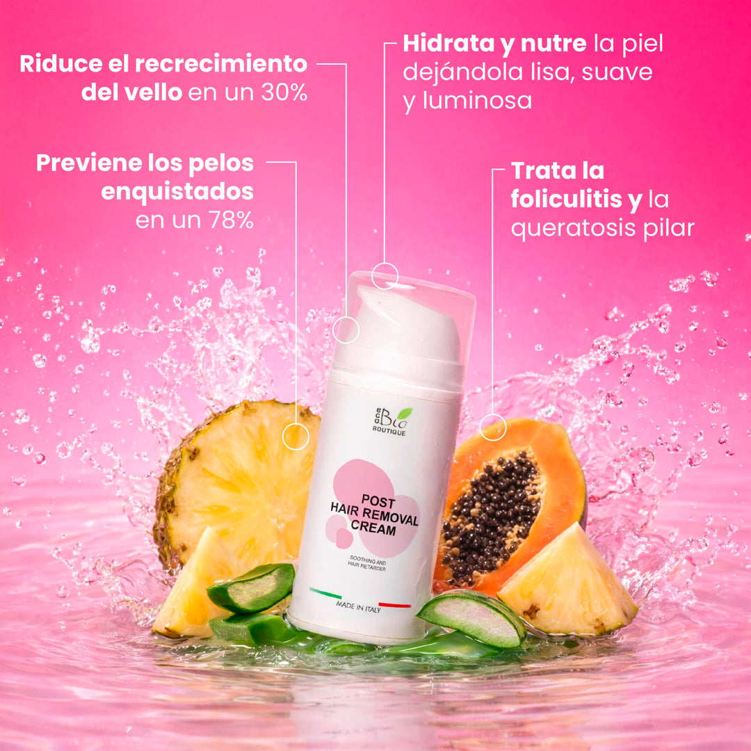 Crema Calmante y Ralentizante del Crecimiento del Vello | Eco Bio Boutique