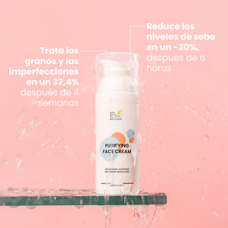 Crema Facial Purificante - Anti imperfecciones, Calmante, Seborreguladora | Eco Bio Boutique
