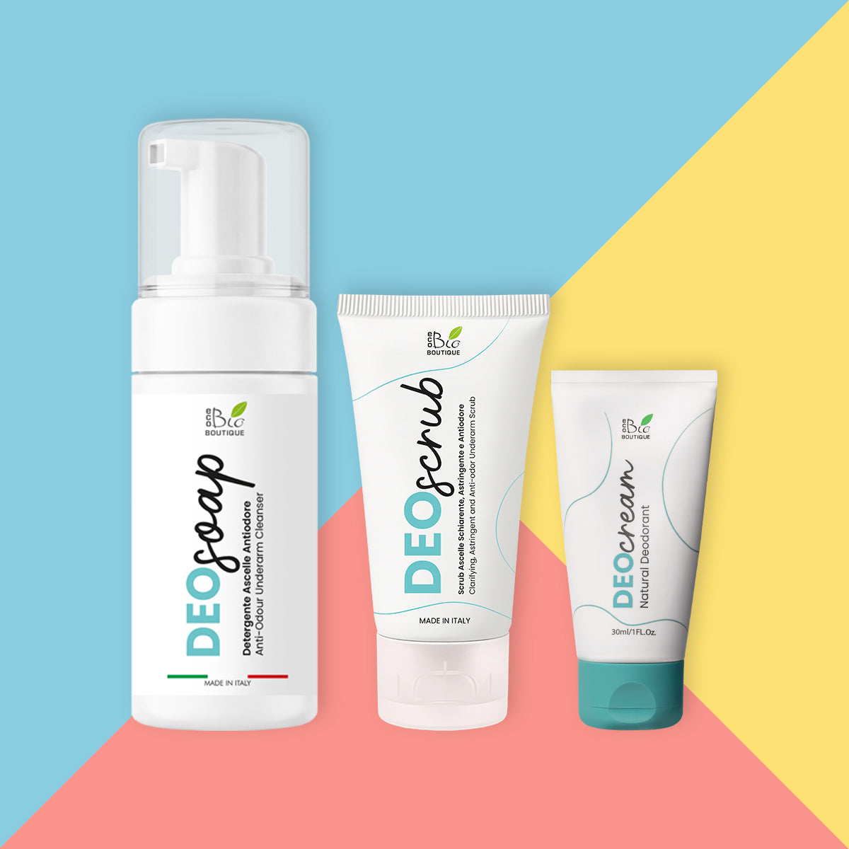 Deo Set Medium - Rutina completa para axilas frescas | Eco Bio Boutique