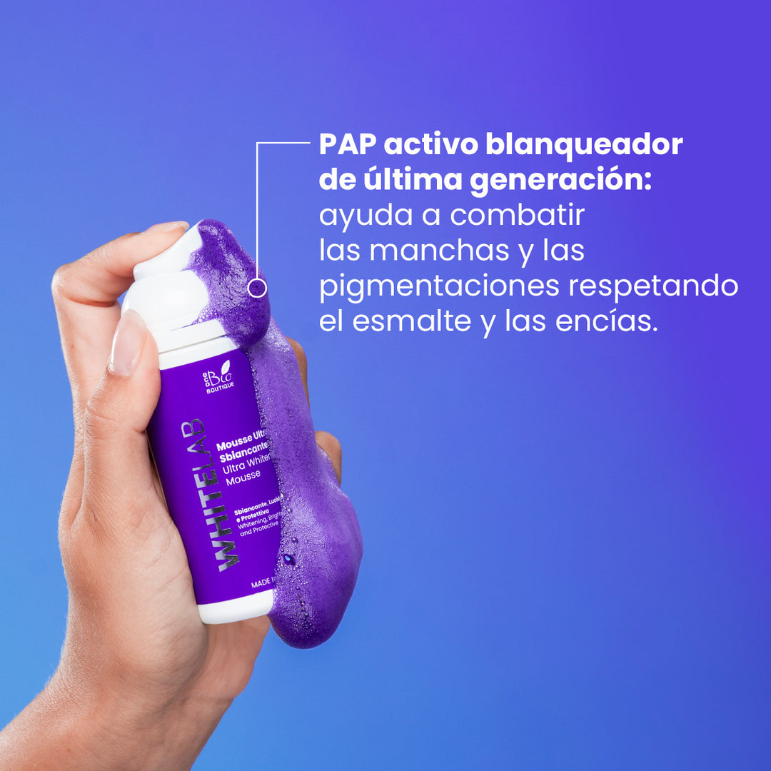 Espuma Ultra Blanqueadora - White Lab Blanqueadora, Iluminadora y Protectora | Eco Bio Boutique