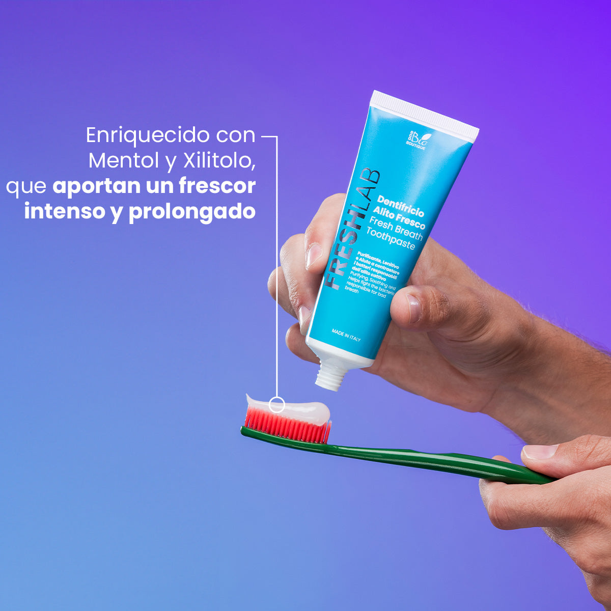 Pasta de Dientes Aliento Fresco - Fresh Lab Purificante, Calmante y Combate el mal aliento | Eco Bio Boutique
