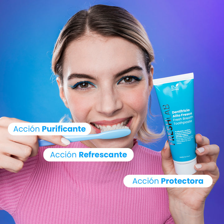 Pasta de Dientes Aliento Fresco - Fresh Lab Purificante, Calmante y Combate el mal aliento | Eco Bio Boutique