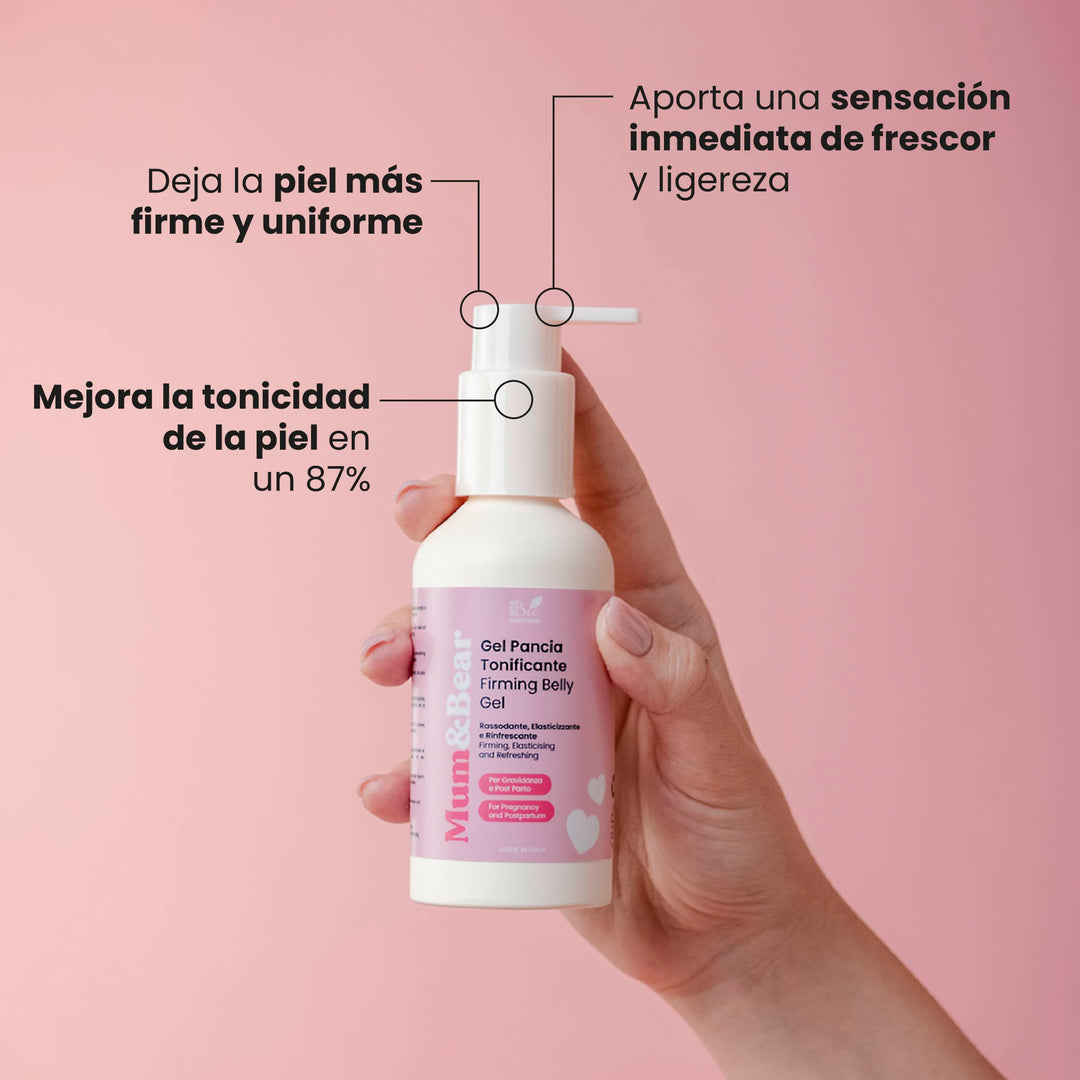 Gel Tonificante Vientre Mamá - Reafirmante, Elastizante, Refrescante | Eco Bio Boutique