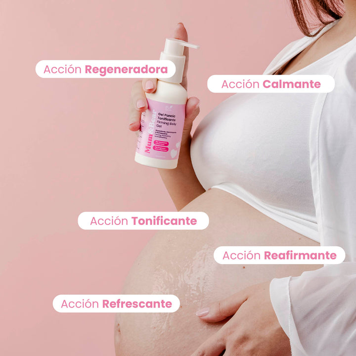 Gel Tonificante Vientre Mamá - Reafirmante, Elastizante, Refrescante | Eco Bio Boutique