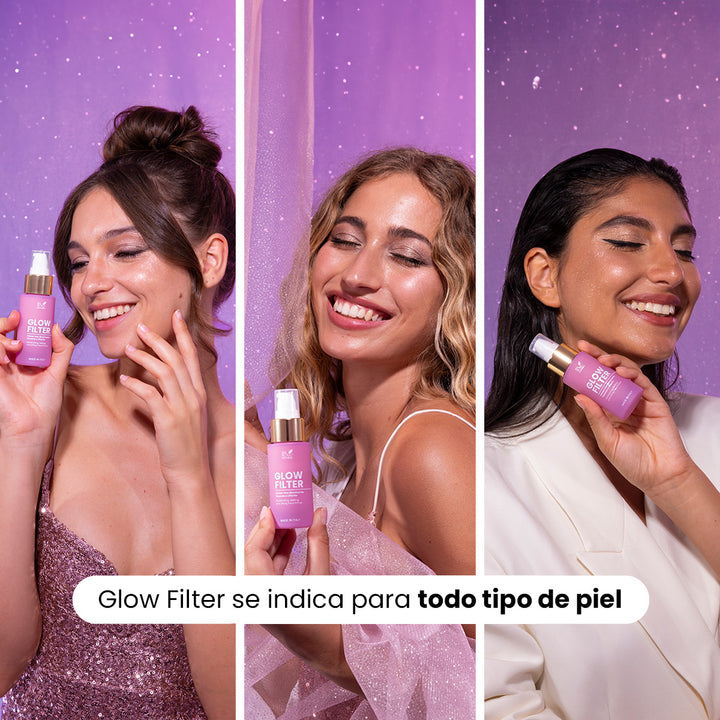 Glow Filter - Prebase de maquillaje Iluminador, Fijador, Lifting | Eco Bio Boutique