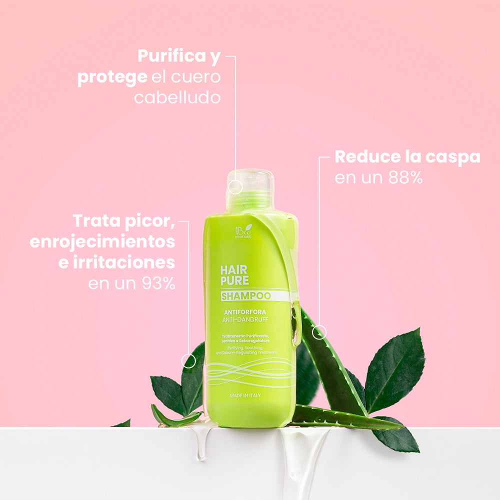 Champú Anticaspa - Purificante, Calmante y Seboregulador | Eco Bio Boutique