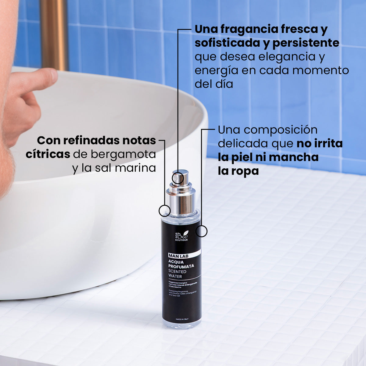 Man Lab - Agua Perfumada | Eco Bio Boutique