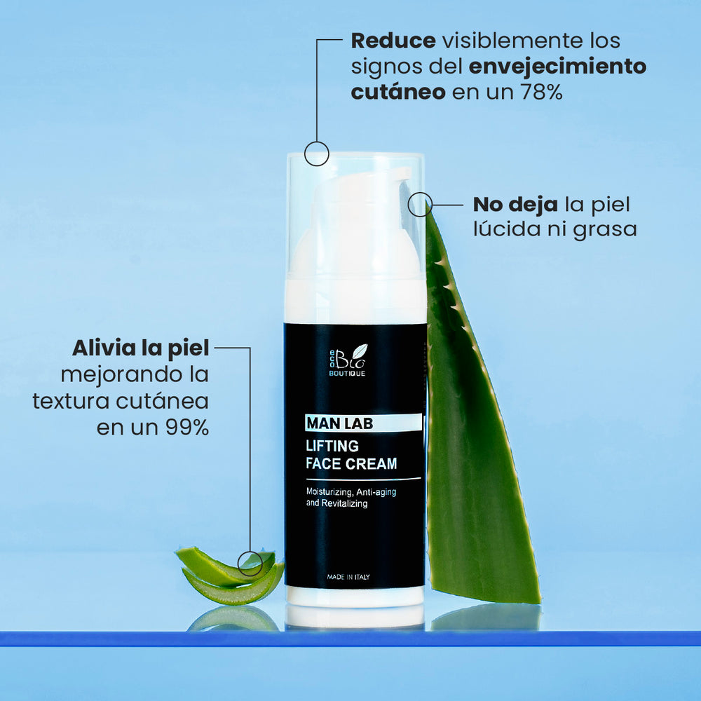 Crema Facial Lifting Hombre - Hidratante, Antiedad, Revitalizante | Eco Bio Boutique