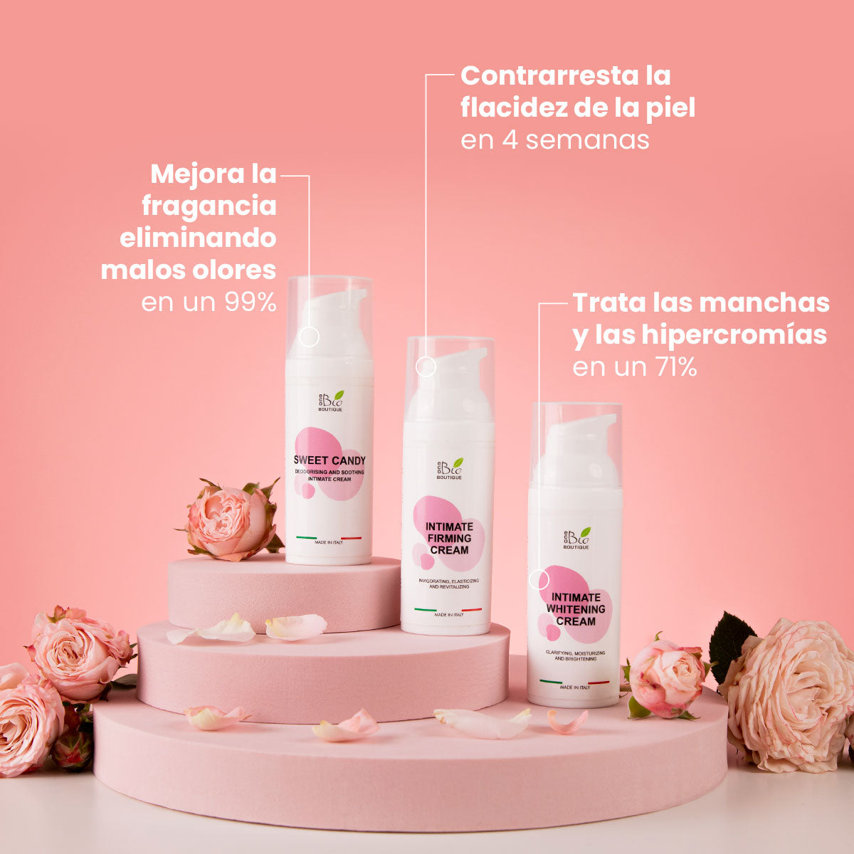 Perfect V Kit - Skincare Íntima Reafirmante, Aclarante y Perfumada | Eco Bio Boutique