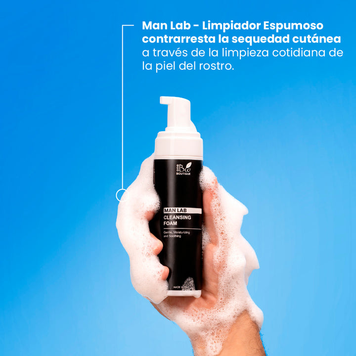 Limpiador Espumoso Hombre - Delicado, Hidratante, Calmante | Eco Bio Boutique