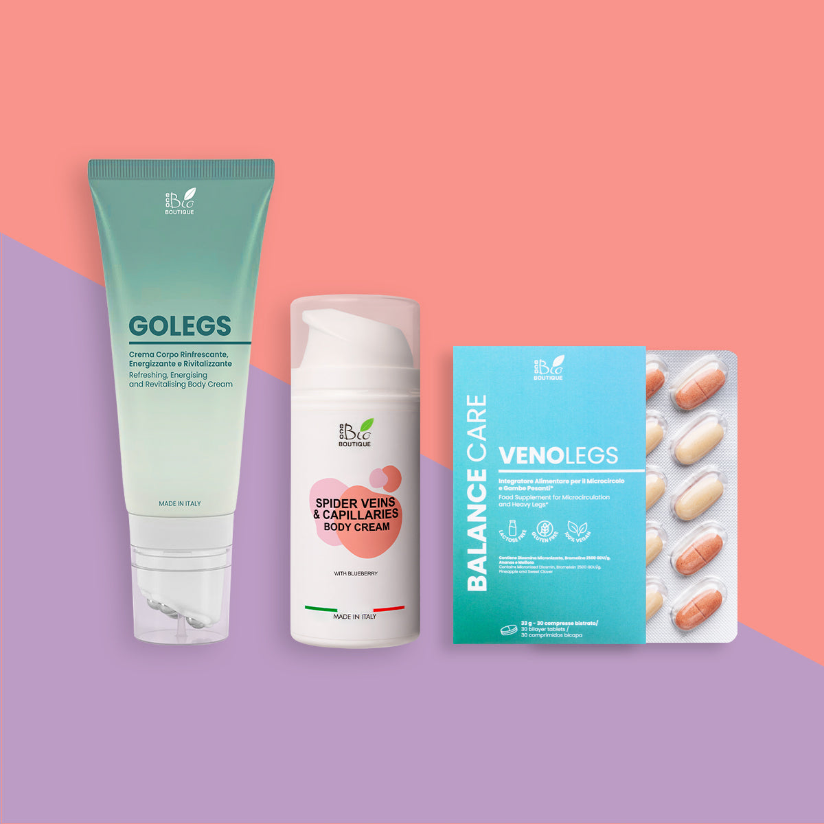 Pack Piernas Ligeras Pro - Para tratar varices y piernas cansadas por dentro y fuera | Eco Bio Boutique