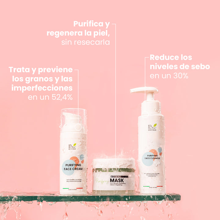 Rutina de Skincare Purificante - Anti imperfecciones, Regeneradora, Seborreguladora | Eco Bio Boutique