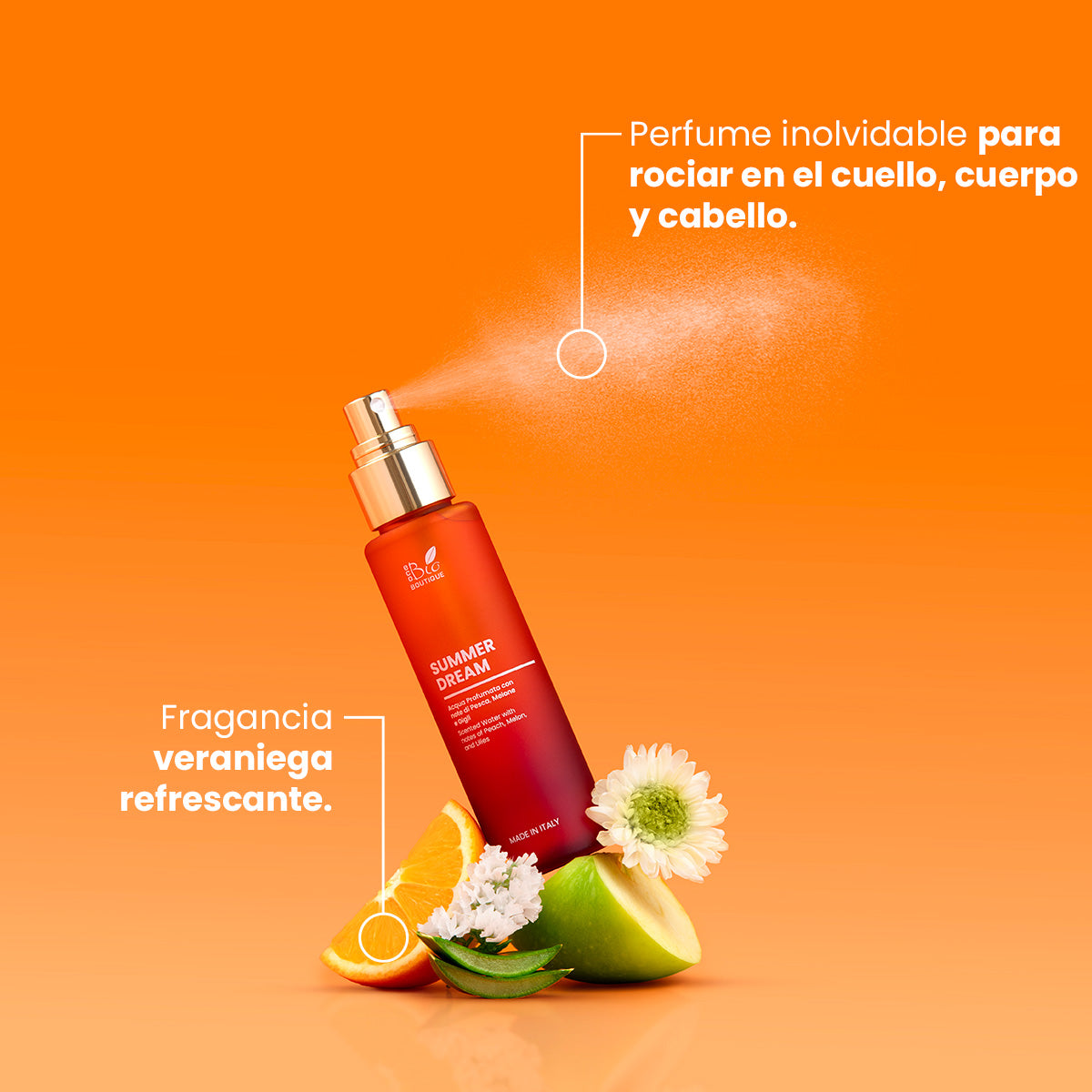 Summer Dream - Agua Perfumada con notas exóticas y refrescantes | Eco Bio Boutique