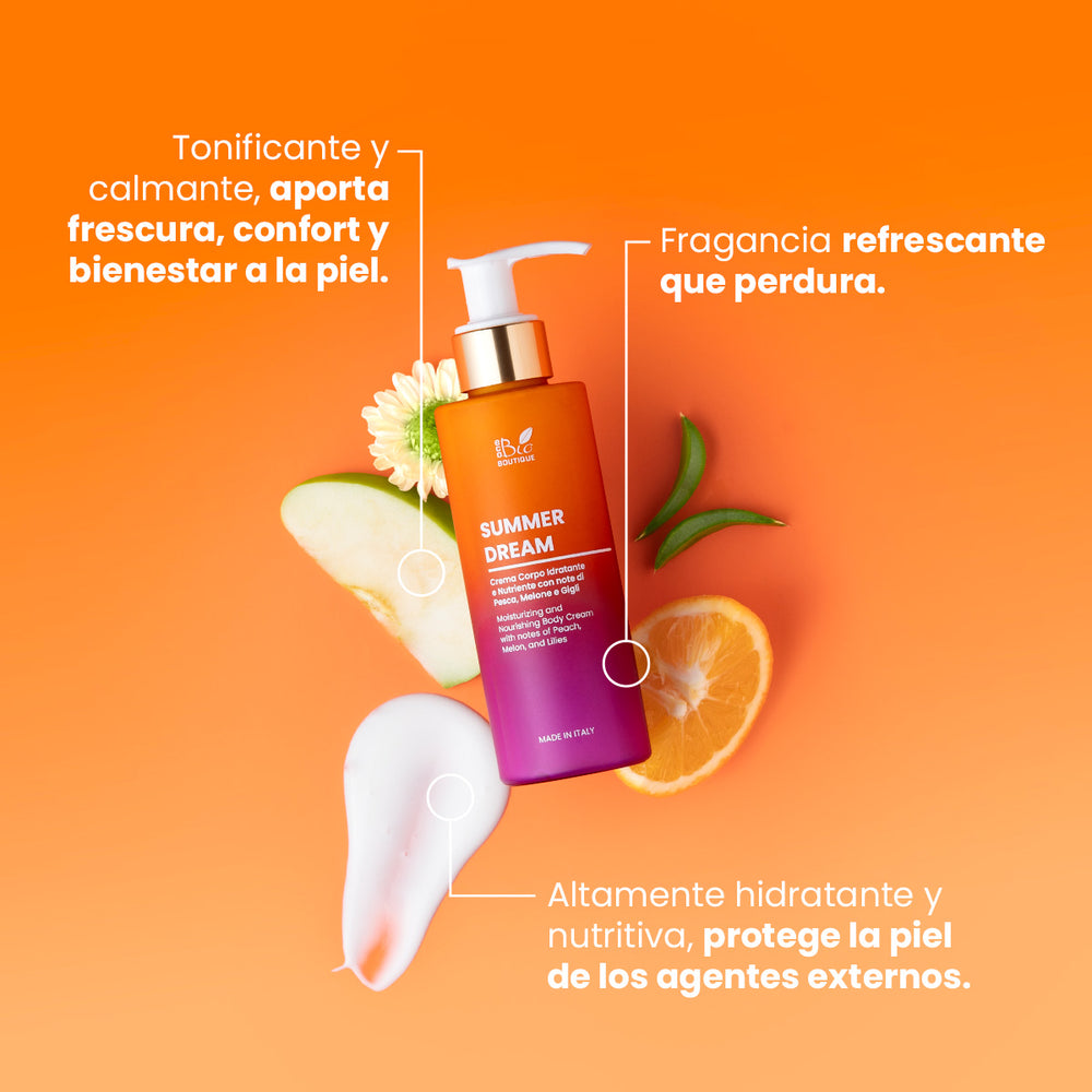 Summer Dream - Crema Corporal Hidratante y Nutritiva con notas exóticas y refrescantes