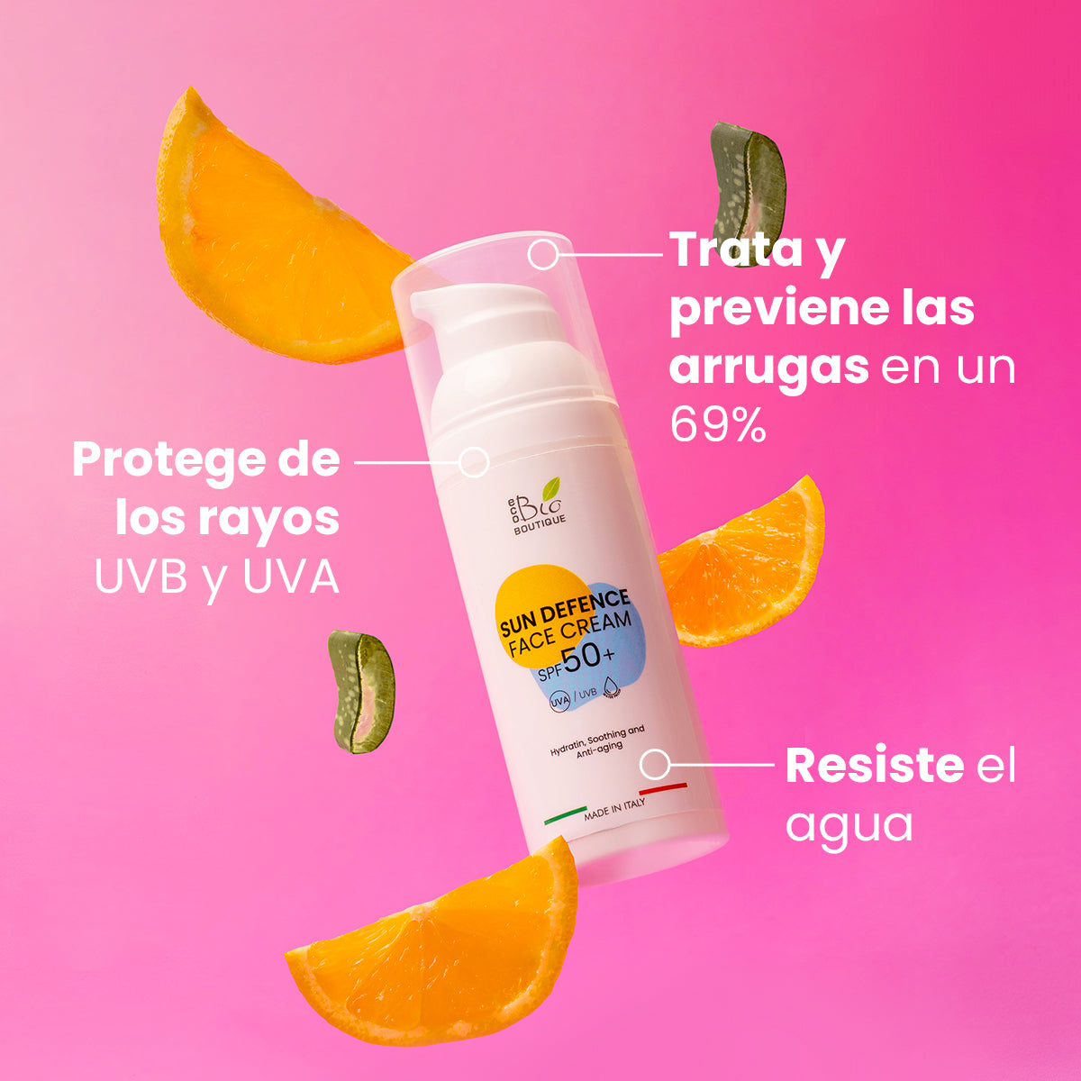 Sun Defence Crema Facial SPF 50+ | Eco Bio Boutique