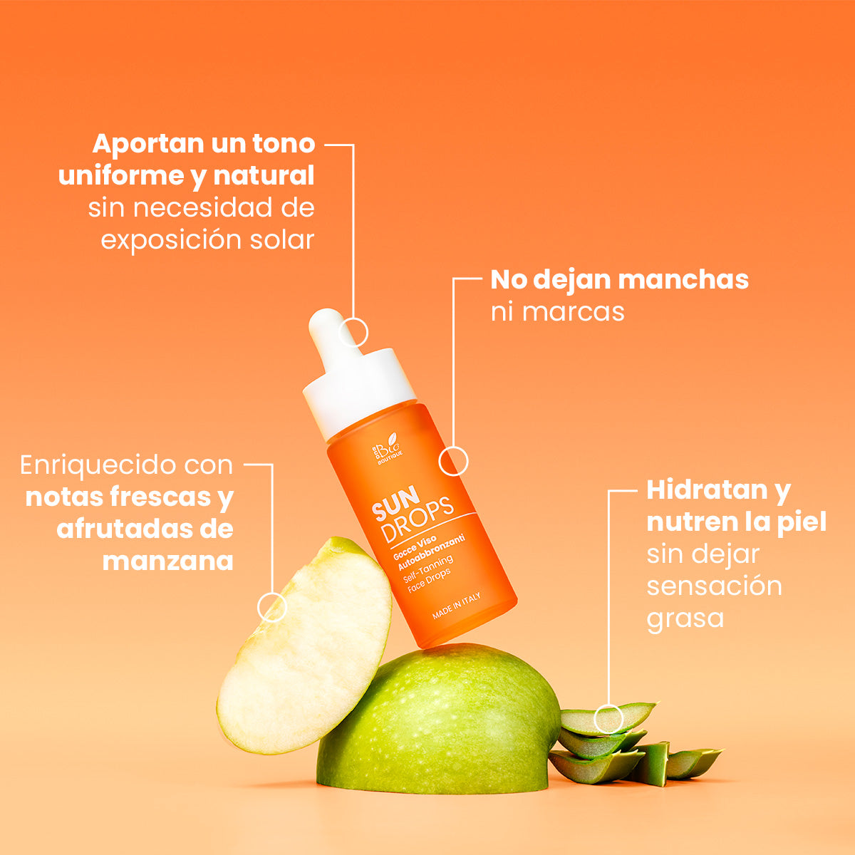 Sun Drops - Gotas autobronceadoras para el rostro | Eco Bio Boutique
