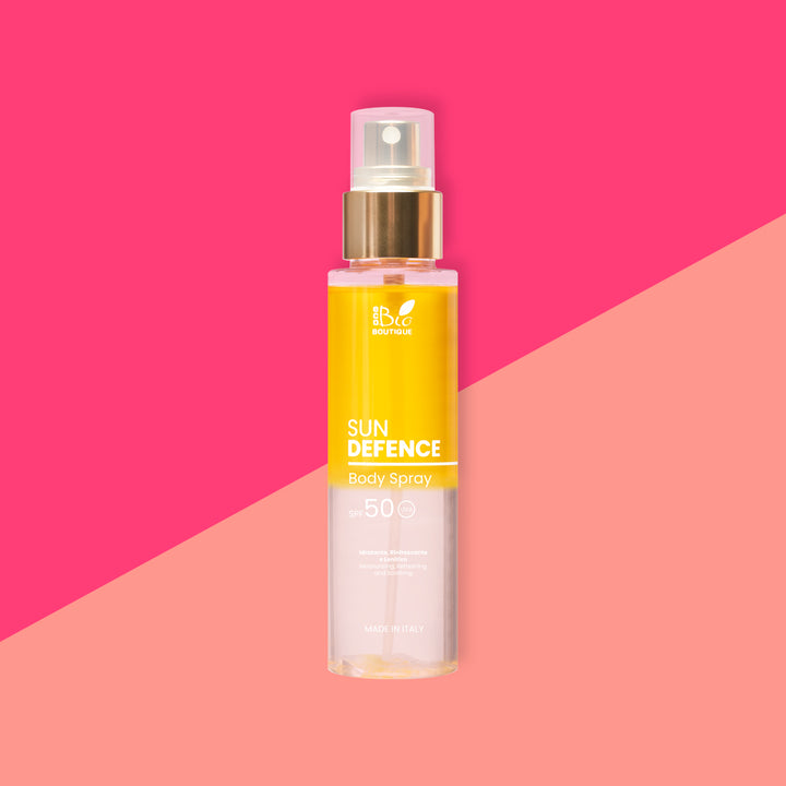 Sunscreen Body Spray SPF50 - Loción Solar Hidratante, Refrescante y Calmante | Eco Bio Boutique