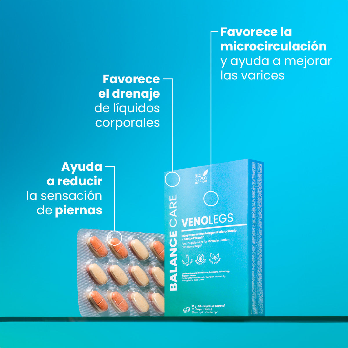 VenoLegs - Complemento Alimenticio para Varices y Piernas Cansadas  | Eco Bio Boutique