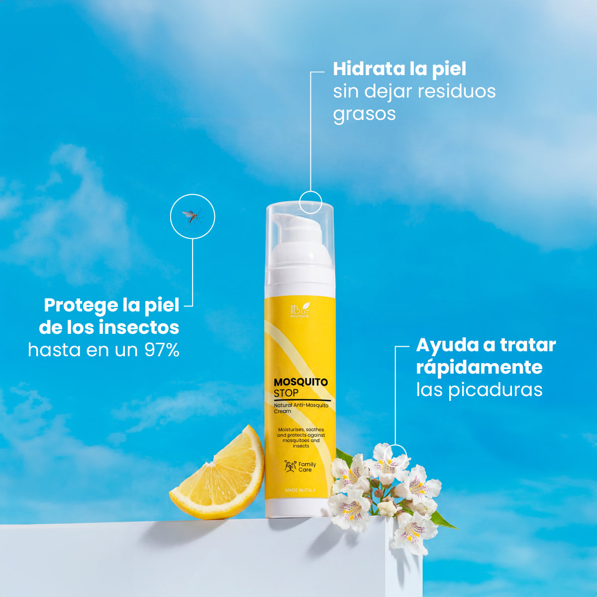 MosquitoStop - Crema Antimosquitos Natural | Eco Bio Boutique