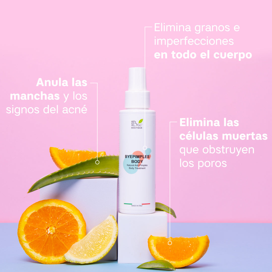 ByePimples Body - Tratamiento Antiacné Natural Corporal | Eco Bio Boutique