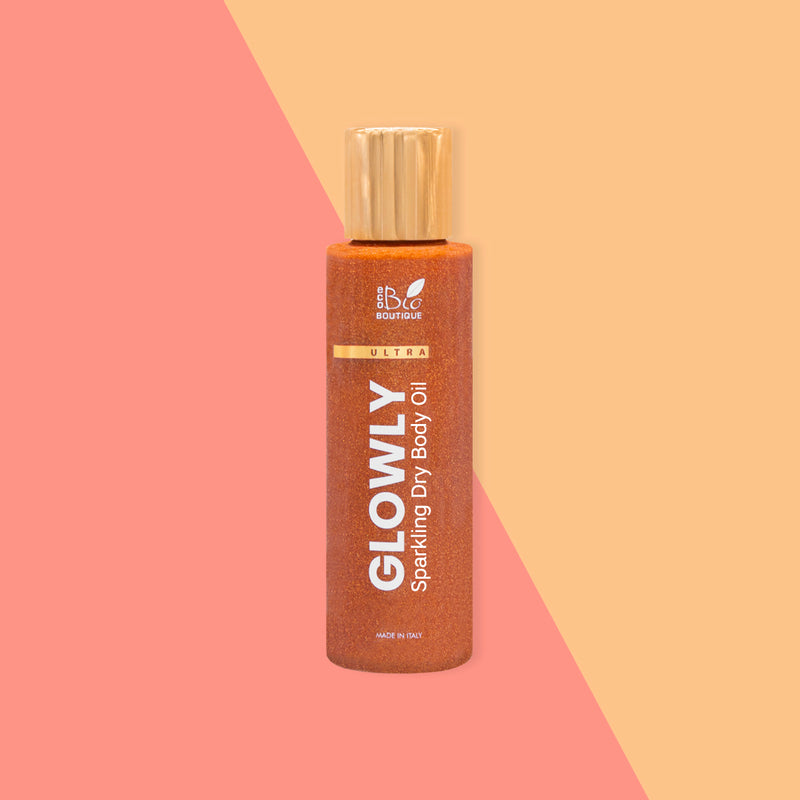 Glowly - Aceite Seco con Destellos Dorados y Perfumado | Eco Bio Boutique