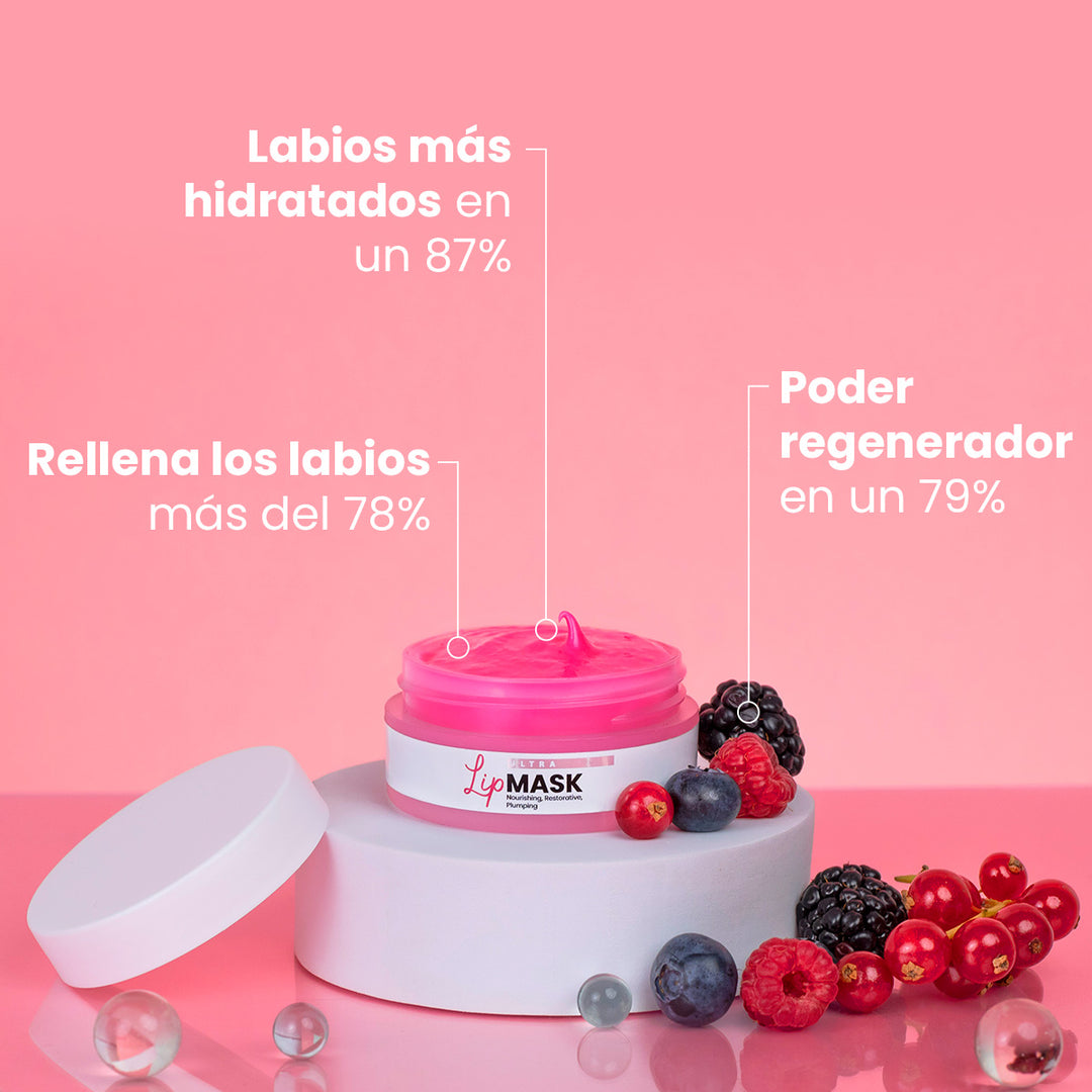 Ultra Lip Mask - Mascarilla Labial Nutritiva, Reestructurante, Rellenadora | Eco Bio Boutique